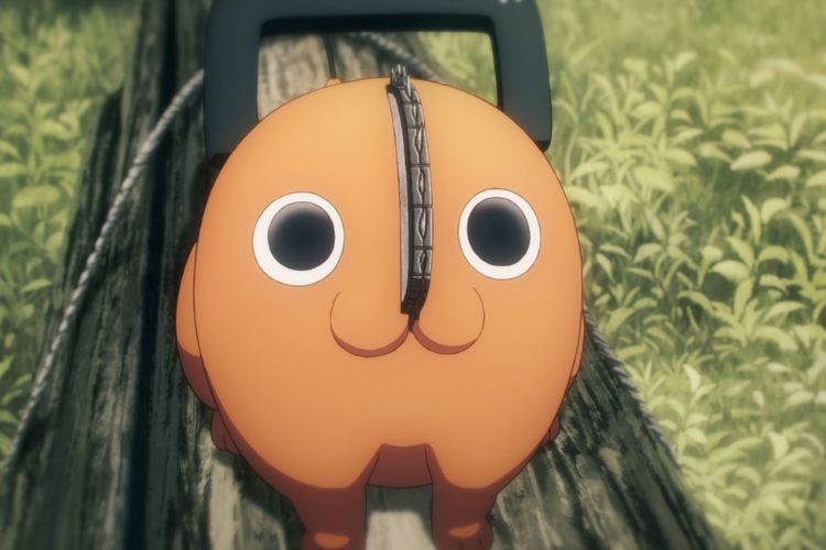 Chainsaw Man  Pochita Saves Denji From Dying Season 1 Episode 1