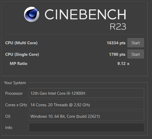 CineBench R23 