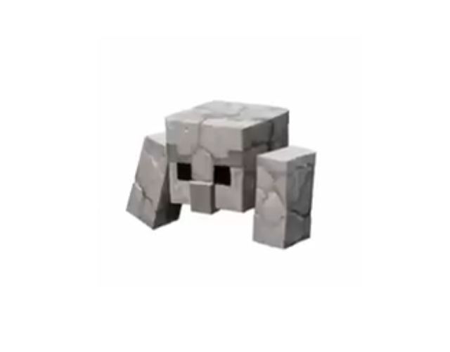 Cobblestone Golem Mob in Minecraft Legends 