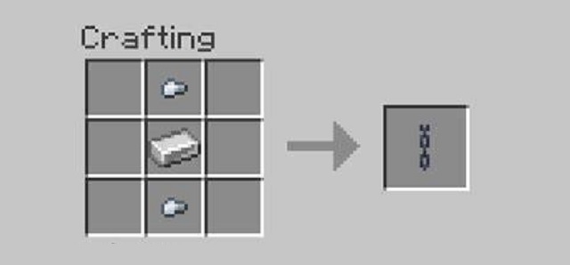 Crafting Recipe of Chain in Minecraft