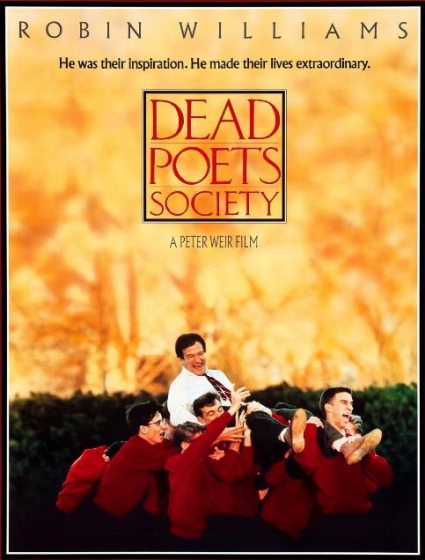 The official poster of "Dead Poets Society".
