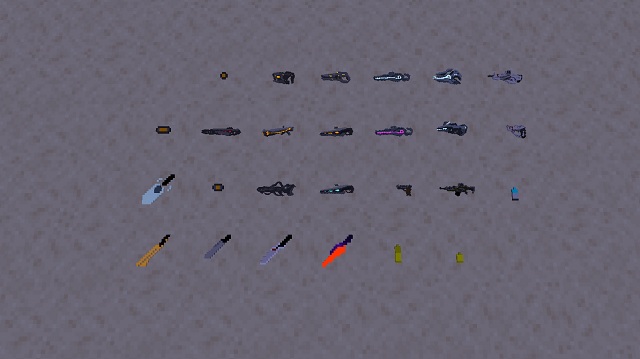 True Weapons Mod[11 melee weapons] - Mods for Minecraft