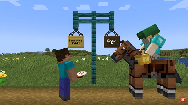 Hanging Signs in Minecraft