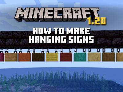 How to Create Hanging Signs in Minecraft