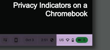 How to Enable Privacy Indicators on a Chromebook