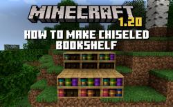 How to Make a Chiseled Bookshelf in Minecraft 1.20