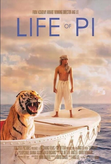 The official poster of "Life of Pi".