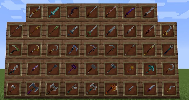 MC Dungeons Weapons - Best Minecraft Weapons and Guns Mods