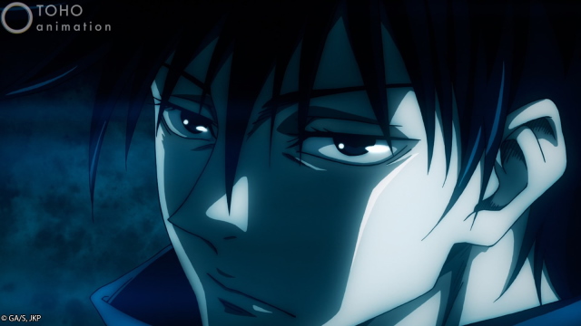 A picture of strongest character Megumi Fushiguro in Jujutsu Kaisen anime.