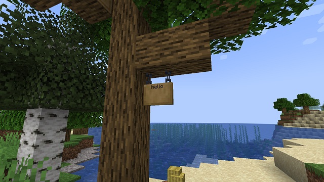 how to make a sign in minecraft