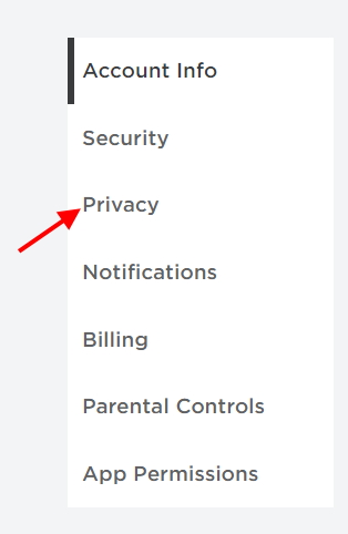 Roblox parental controls and privacy settings