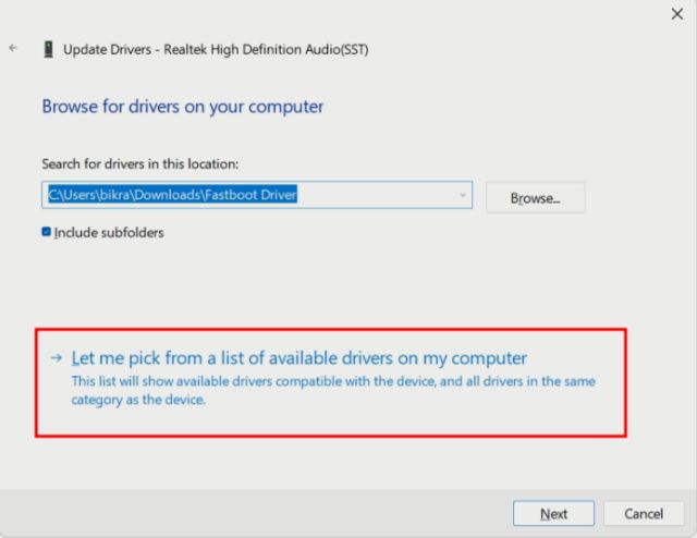 6. Update Audio Driver in Windows 11