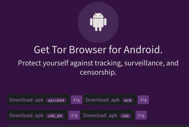 Android 版の Tor ブラウザを Chromebook にインストールする