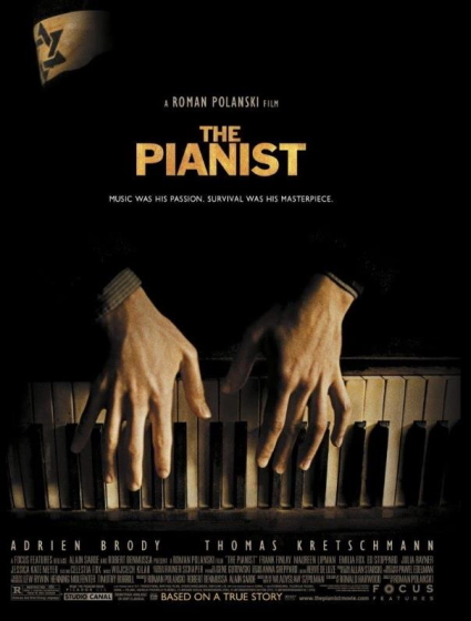 The official poster of "The Pianist".