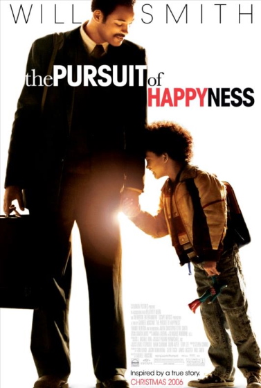 The official poster of "The Pursuit of Happyness".