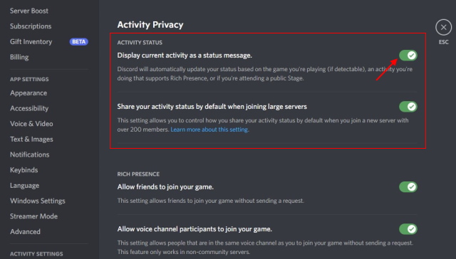 How To Stop Discord Showing What Game You're Playing | Beebom