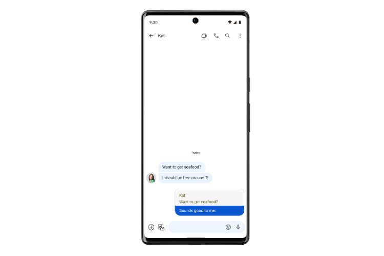 Google Messages reply to individual message