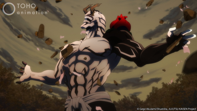 A picture of strongest character Hanami in Jujutsu Kaisen anime.