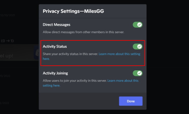 How to Stop Discord Showing What Game You're Playing