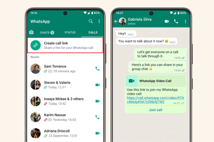 how to set up whatsapp link