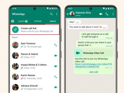 how to create and use whatsapp call links