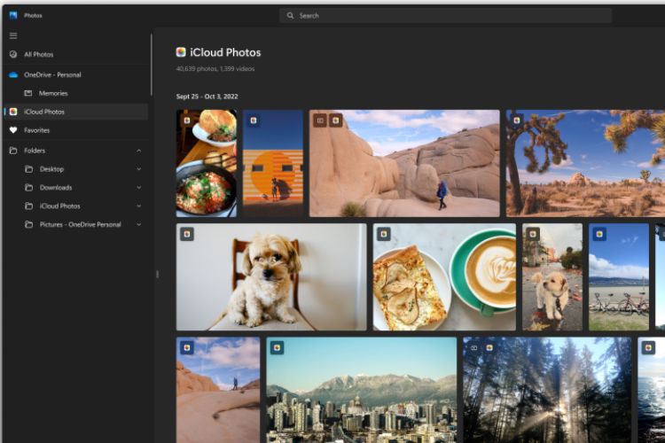 icloud photos integration windows 11