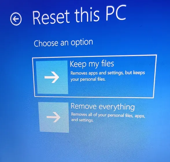 9. Reset the PC