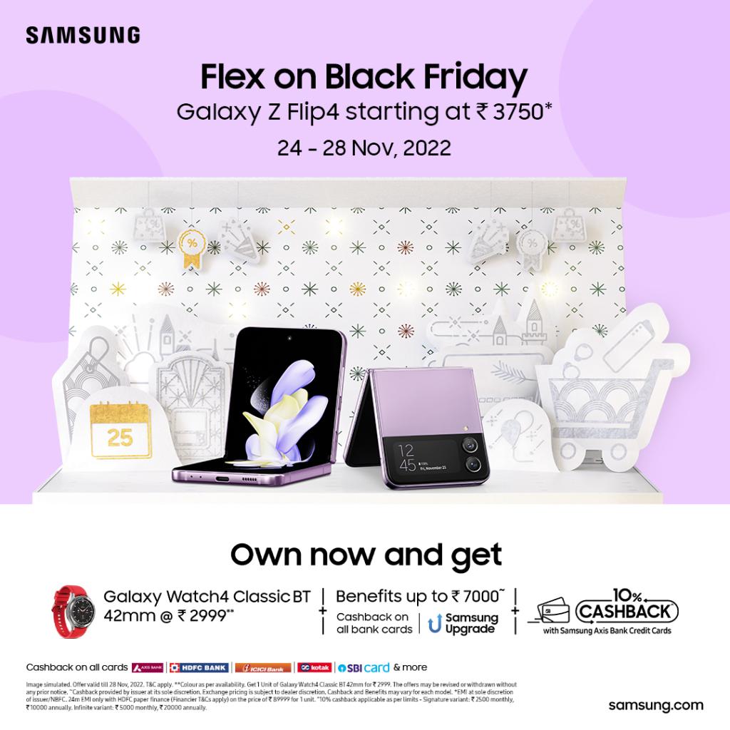 Samsung Black Friday Sale Galaxy Z Flip 4