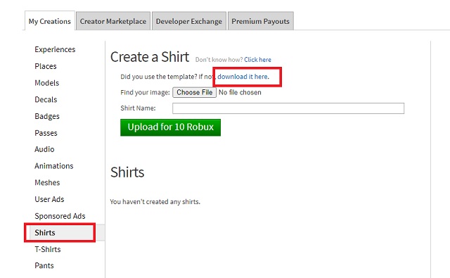 Roblox Shirt Template: How To Make Custom Roblox Shirts | Beebom