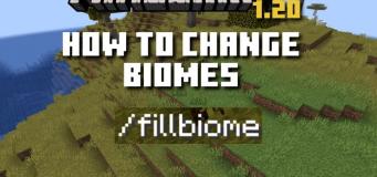 How to Change Biomes in Minecraft 1.20 (Fillbiome Command) (1)