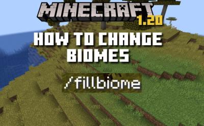 How to Change Biomes in Minecraft 1.20 (Fillbiome Command) (1)