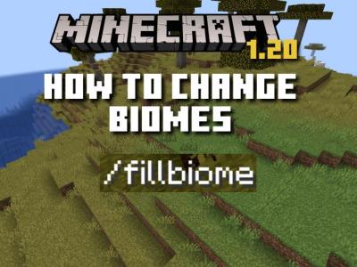 How to Change Biomes in Minecraft 1.20 (Fillbiome Command) (1)
