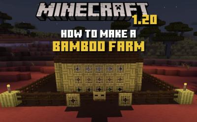 How to Make Bamboo Farm in Minecraft 1.20