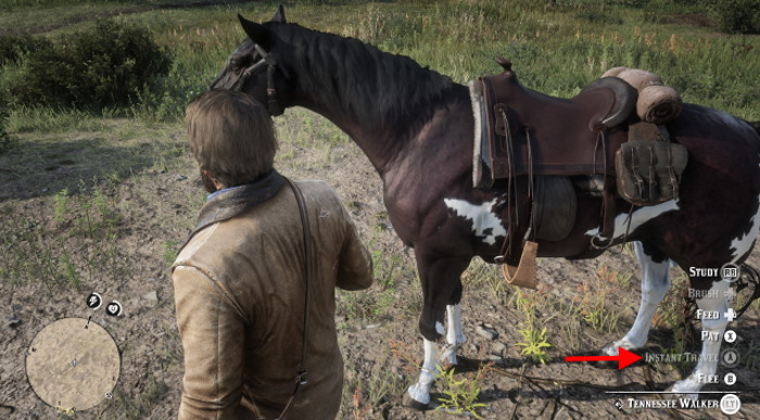 instant travel rdr2 mod