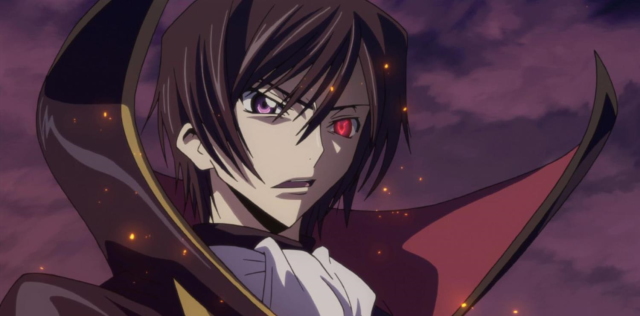 An image of OP main character named 
Lelouch from Code Geass anime.
