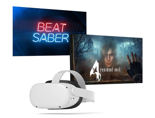 Meta Quest 2 Resident Evil 4 with Beat Saber Bundle