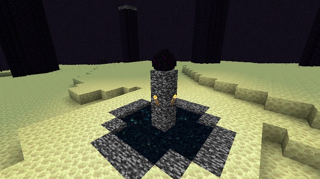 Placed Ender Dragon Egg