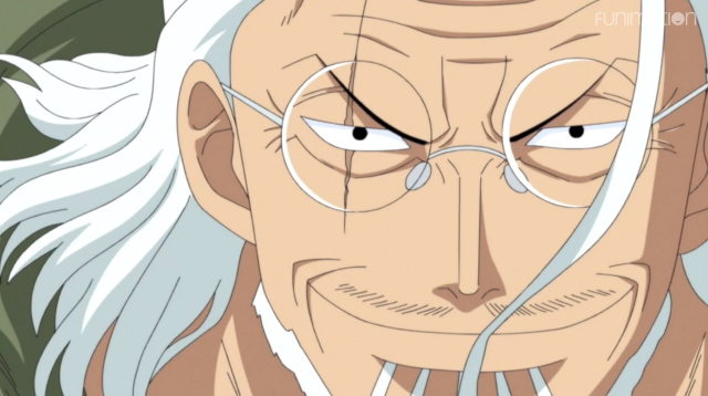 An image of Rayleigh in One Piece characters