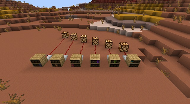 Redstone Signals from Each Slot