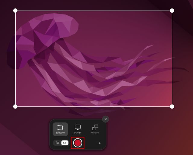 Instantly record screen in Ubuntu with a hotkey