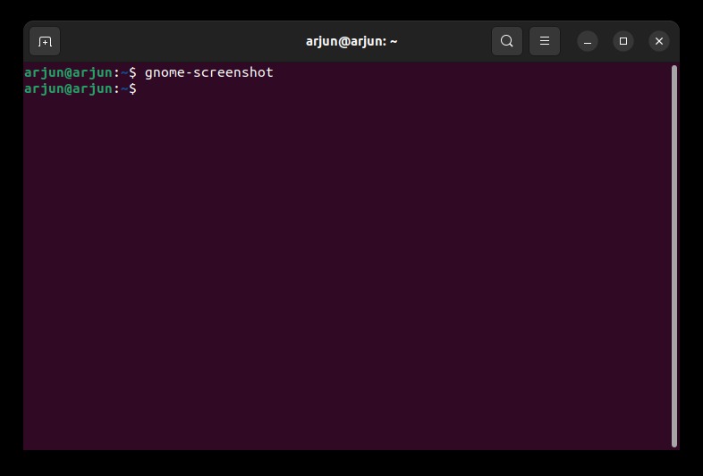 Prendre des captures d'écran dans Ubuntu à l'aide du terminal