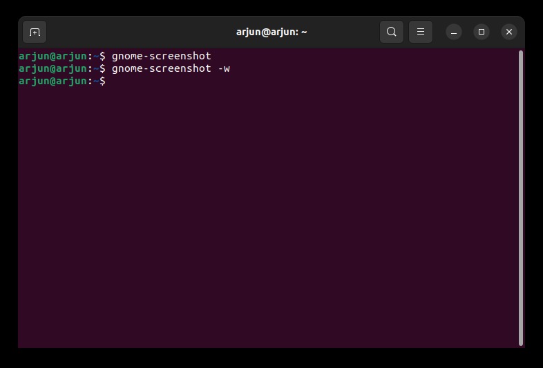 Prendre des captures d'écran dans Ubuntu à l'aide du terminal