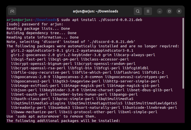 Install Deb Files on Ubuntu Using the APT Command