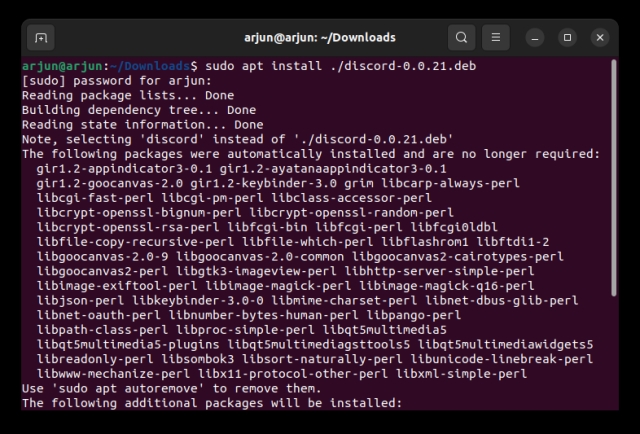 Install Deb Files on Ubuntu Using the APT Command