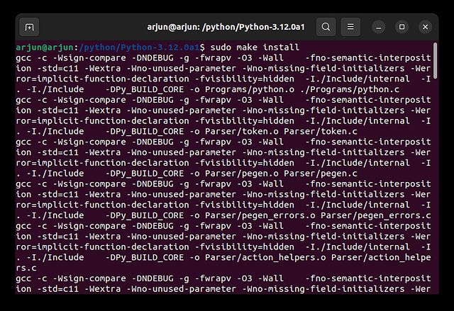 Erstellen Sie Python In Ubuntu Aus Dem Quellcode 