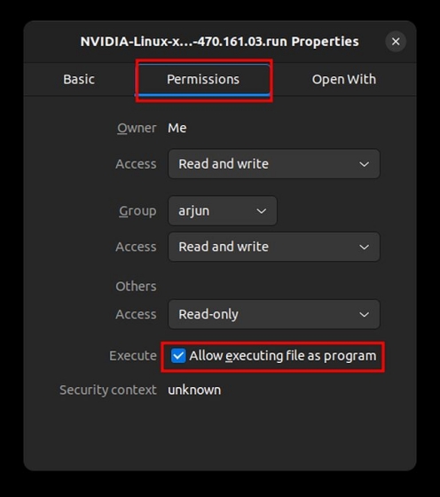 trình điều khiển ubuntu nvidia .run