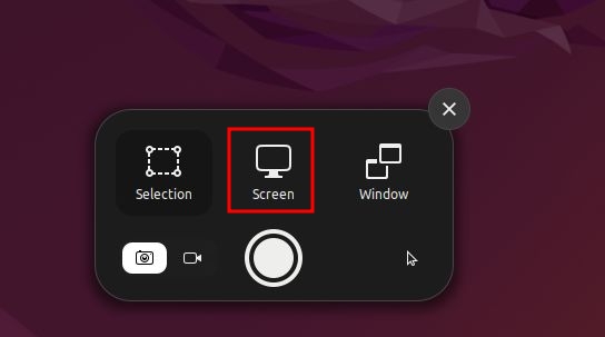 Prendre une capture d'écran dans Ubuntu à l'aide de raccourcis clavier