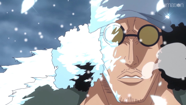 An image of Aokiji from One Piece.
