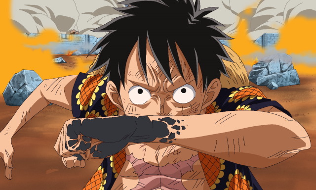 luffy busoshoku haki