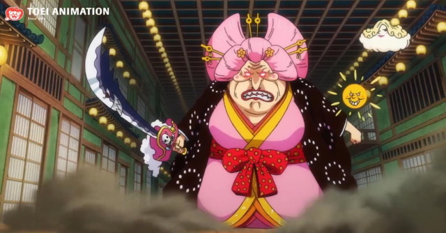 An image of Big Mom with Napolean.